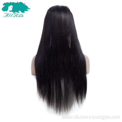Allrun factory wholesale top quality transparent lace frontal virgin hair lace 360 frontal